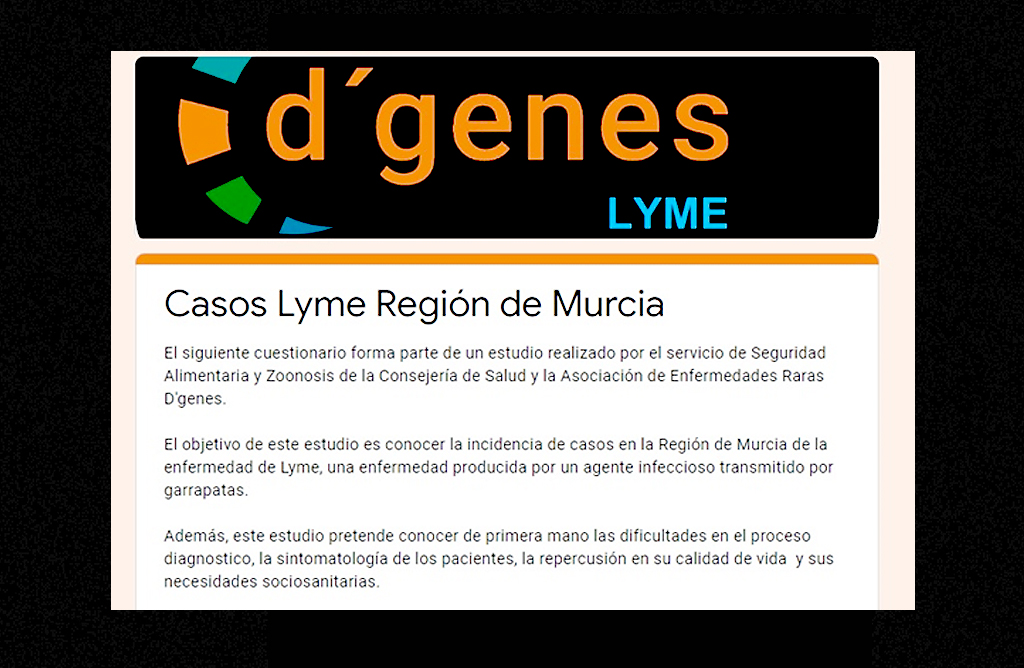 DGenes difunde un cuestionario para conocer la incidencia de casos de Lyme en la Región